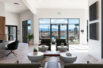 Bright lobby